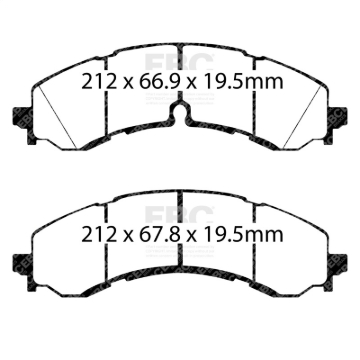Picture of EBC Extra Duty Brake Pad Sets - ED93126