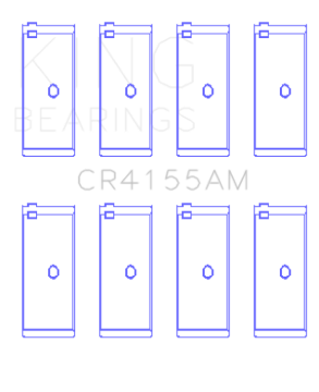 Picture of King Engine Bearings KING Connecting Rod Bearings - CR4155AM