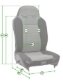 Picture of PRP Seats PRP Enduro Low Back Seat Passenger - A13011245