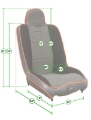 Picture of PRP Seats PRP Daily Driver HighBack Seat - A140110-72