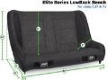Picture of PRP Seats PRP Elite Series Bench - A9236