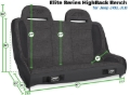 Picture of PRP Seats PRP Elite Series Bench - A9247