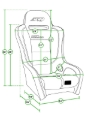 Picture of PRP Seats PRP Podium Elite Seat - A9101-72