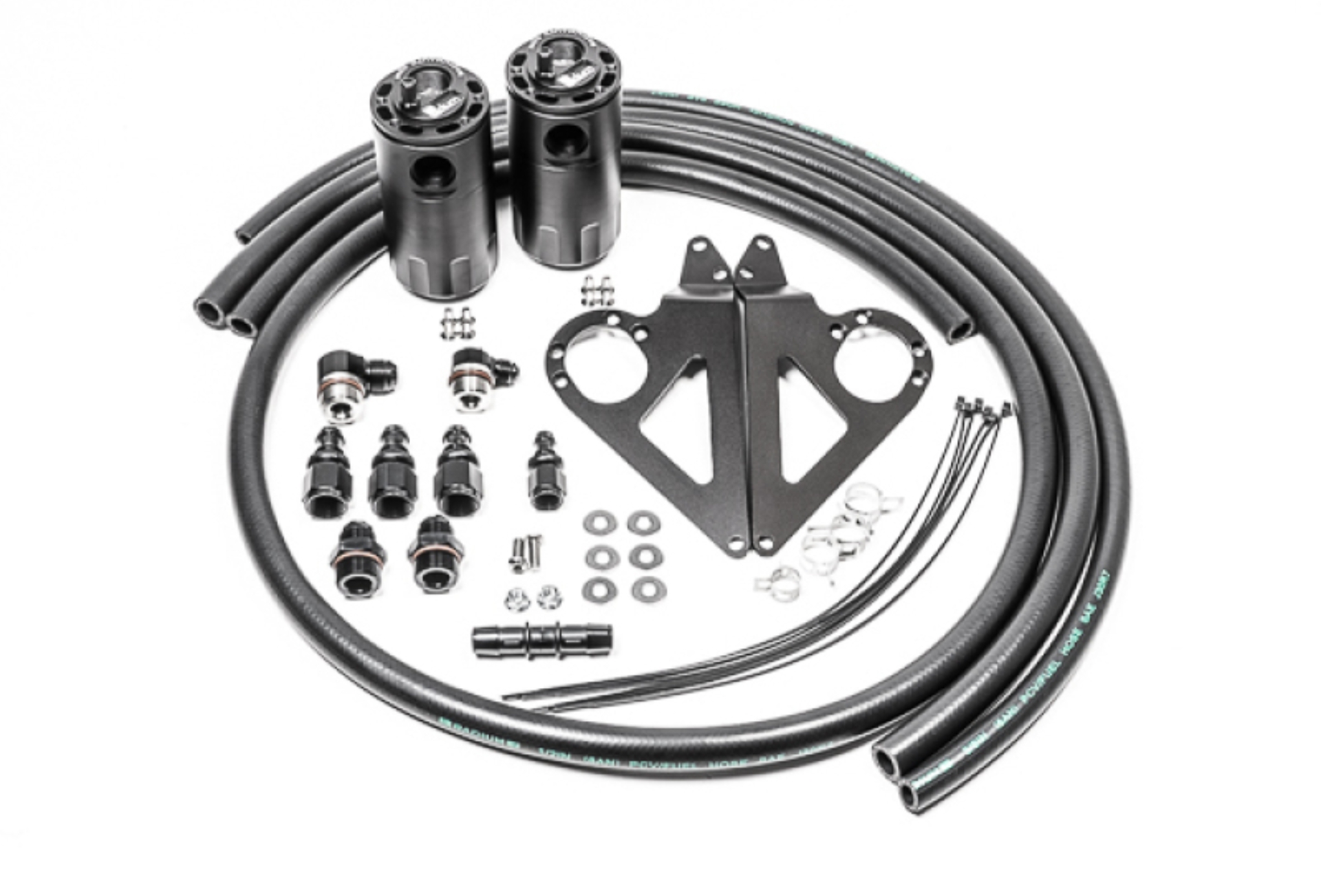 Picture of Radium Engineering RAD Catch Can Kits Oil Catch Cans - 20-0903-FL