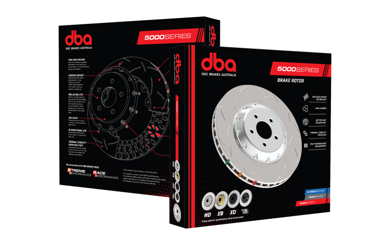 Picture of DBA 5000 Series Slotted Rotors Brake Rotors - DBA53146BLKS