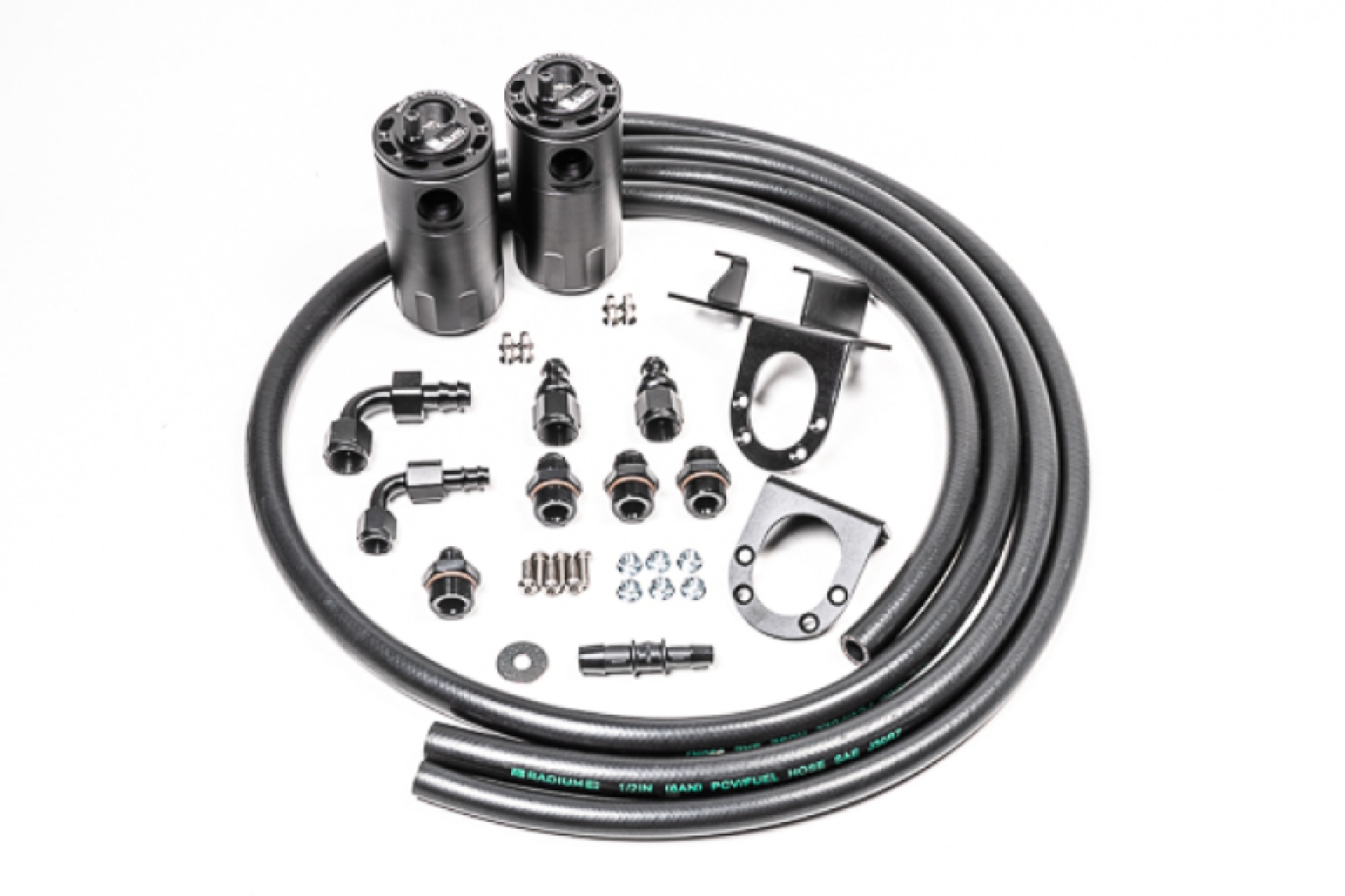 Picture of Radium Engineering RAD Catch Can Kits Oil Catch Cans - 20-0240-FL