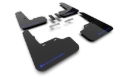 Picture of Rally Armor RAL UR Blk Flap/Blue Logo Mud Flaps - MF92-UR-BLK/BL