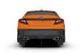 Picture of Rally Armor RAL UR Blk Flap/Orange Logo Mud Flaps - MF92-UR-BLK/OR