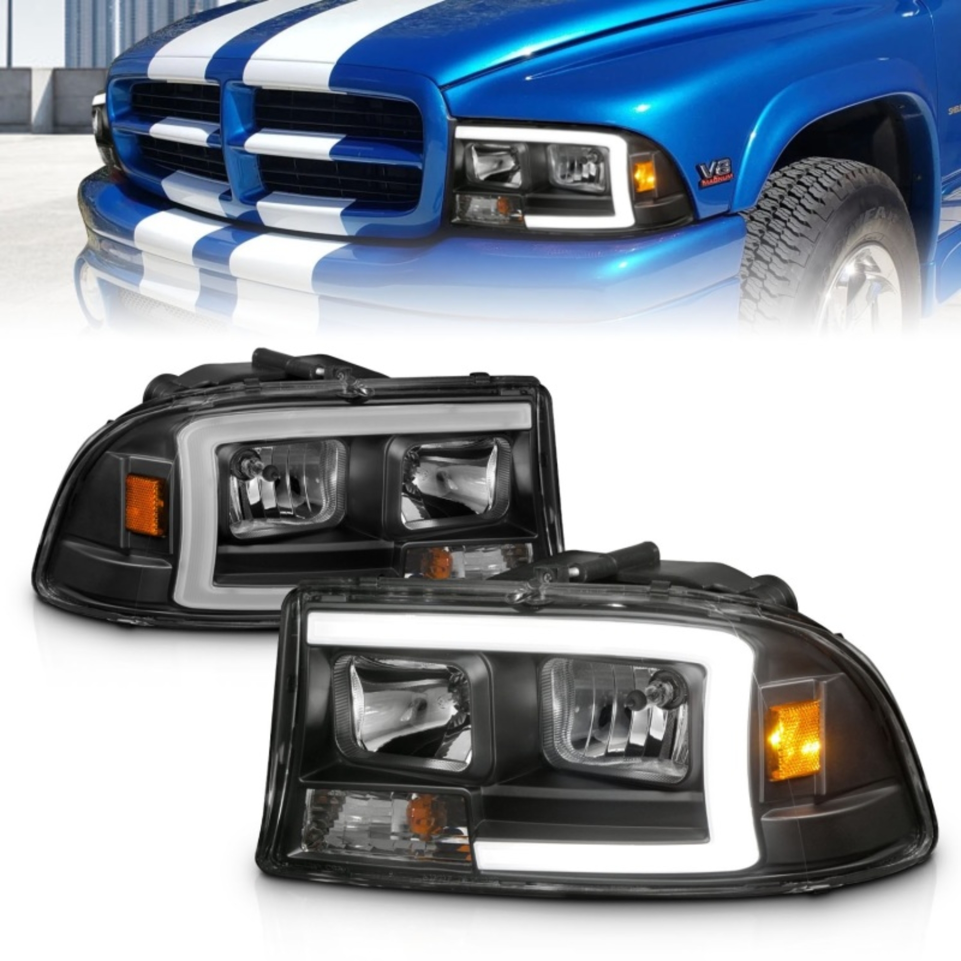 Picture of ANZO ANZ Crystal Headlights - 111591