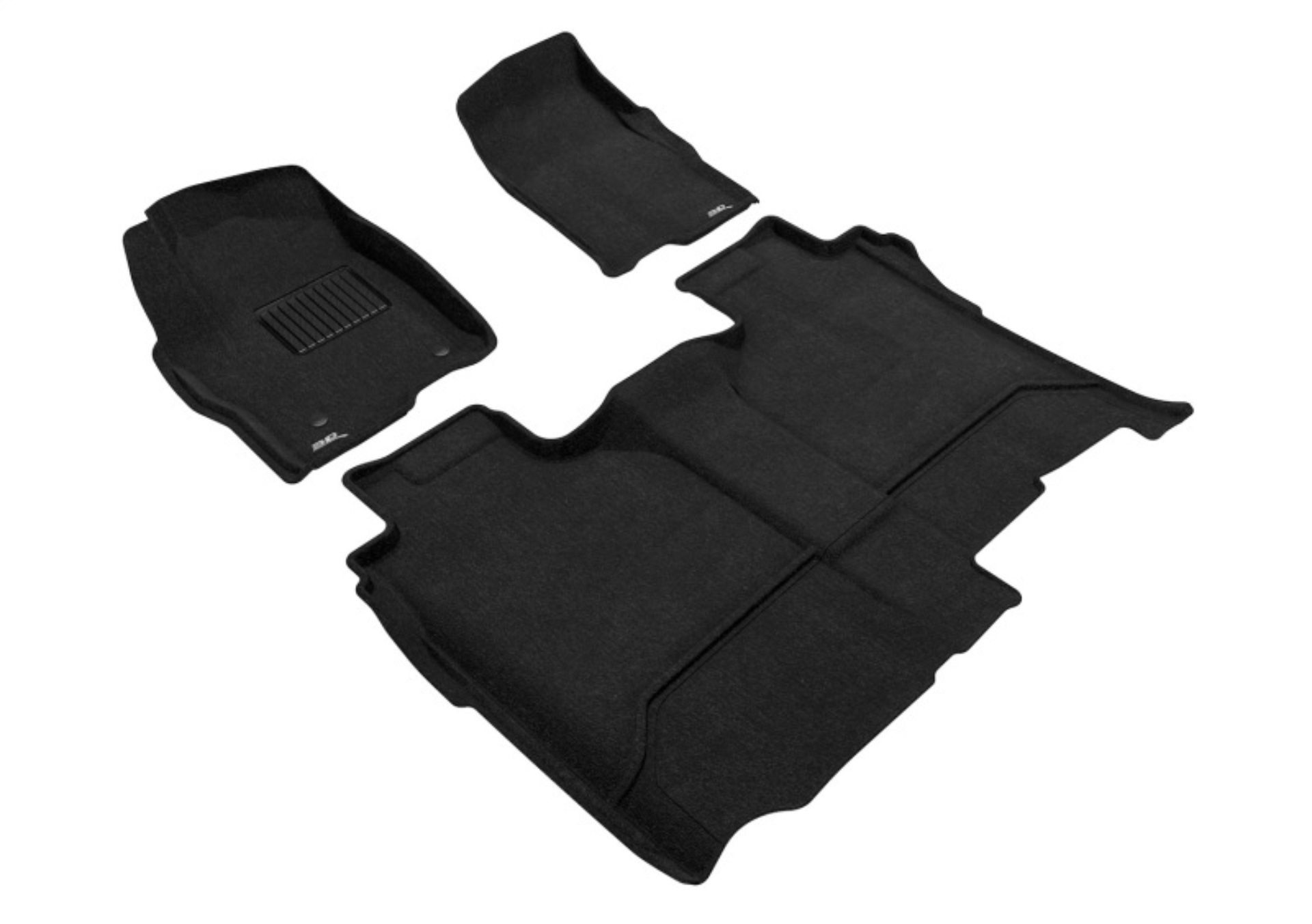 Picture of 3D MAXpider ACE Elegant-Combo-Black Floor Mats - L1GM02504709
