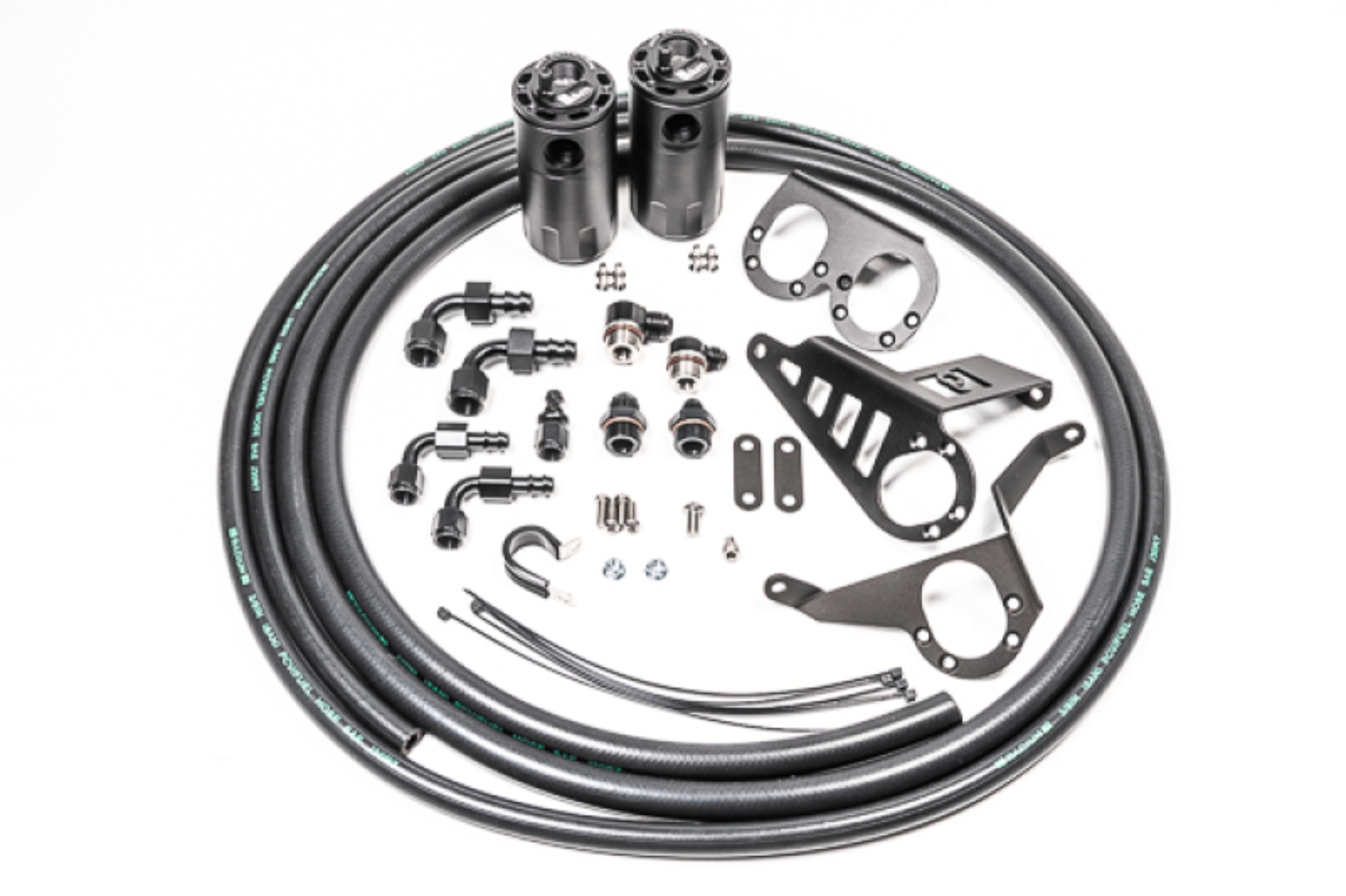 Picture of Radium Engineering RAD Catch Can Kits Oil Catch Cans - 20-0387-FL