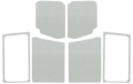 Picture of Wrangler JL 2-Door - White Original Finish Complete Headliner Kit