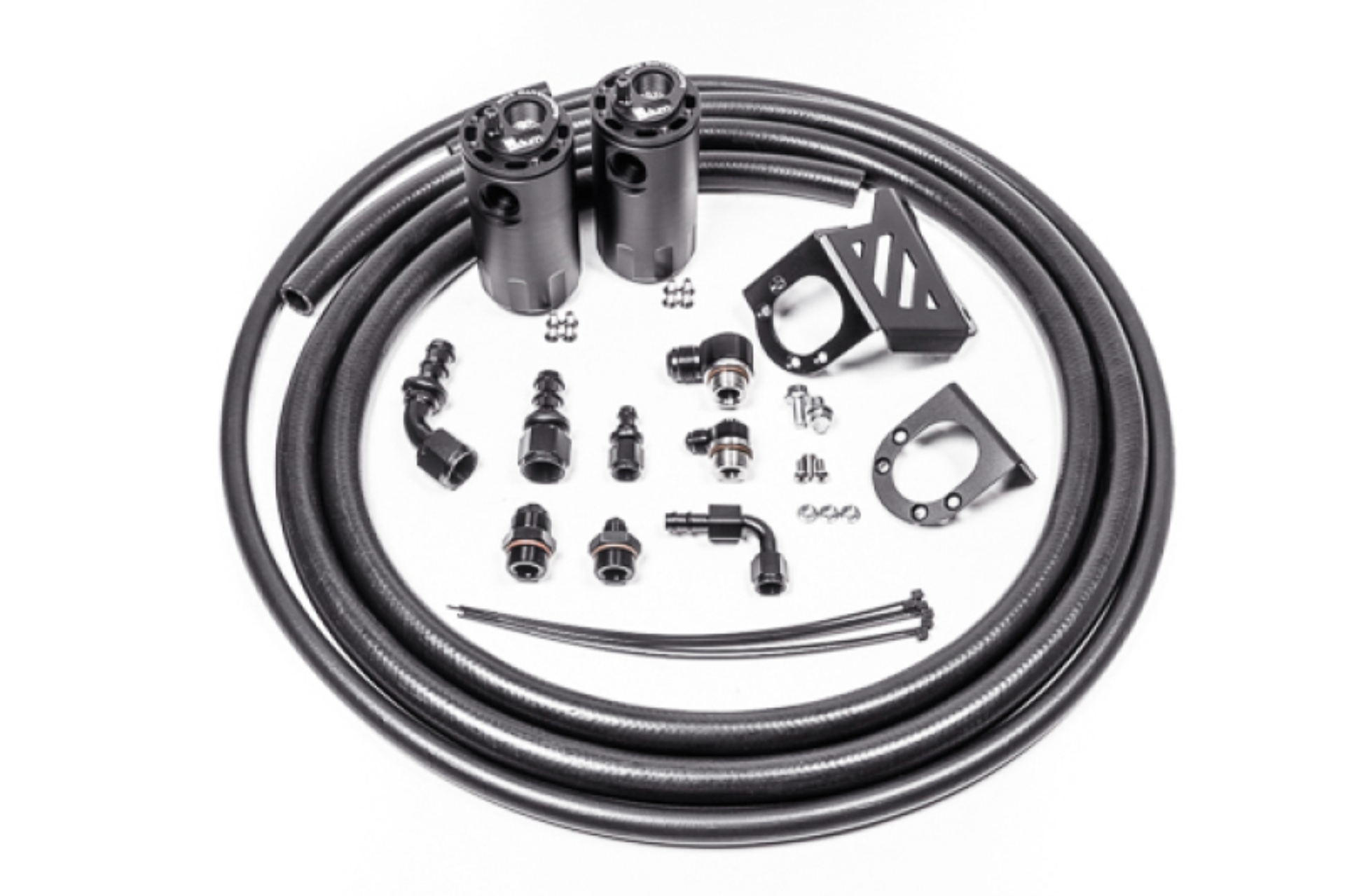 Picture of Radium Engineering RAD Catch Can Kits Oil Catch Cans - 20-0840-FL