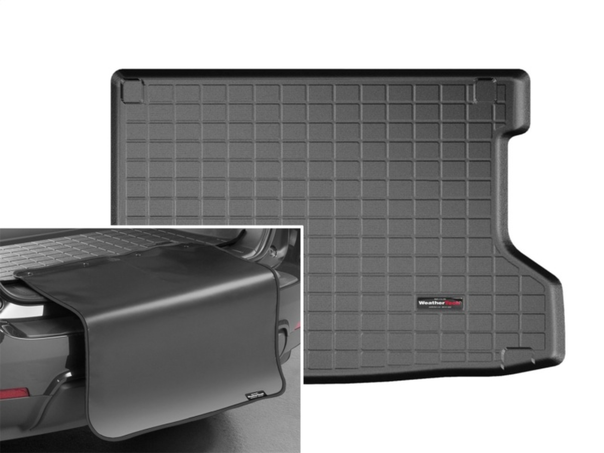 Picture of WeatherTech WT Cargo Liners-Black Floor Mats - 40827SK