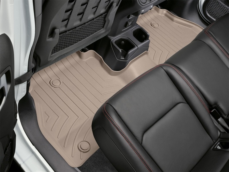 Picture of WeatherTech WT FloorLiner-Rear-Tan Floor Mats - 4513134