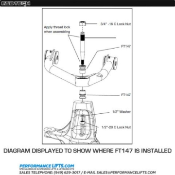 Picture of Fabtech FAB Suspension Hardware Hardware Kits - FT147