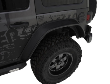 Picture of Bushwacker BUS Jeep Flat Style Flares Fender Flares - 10100-07