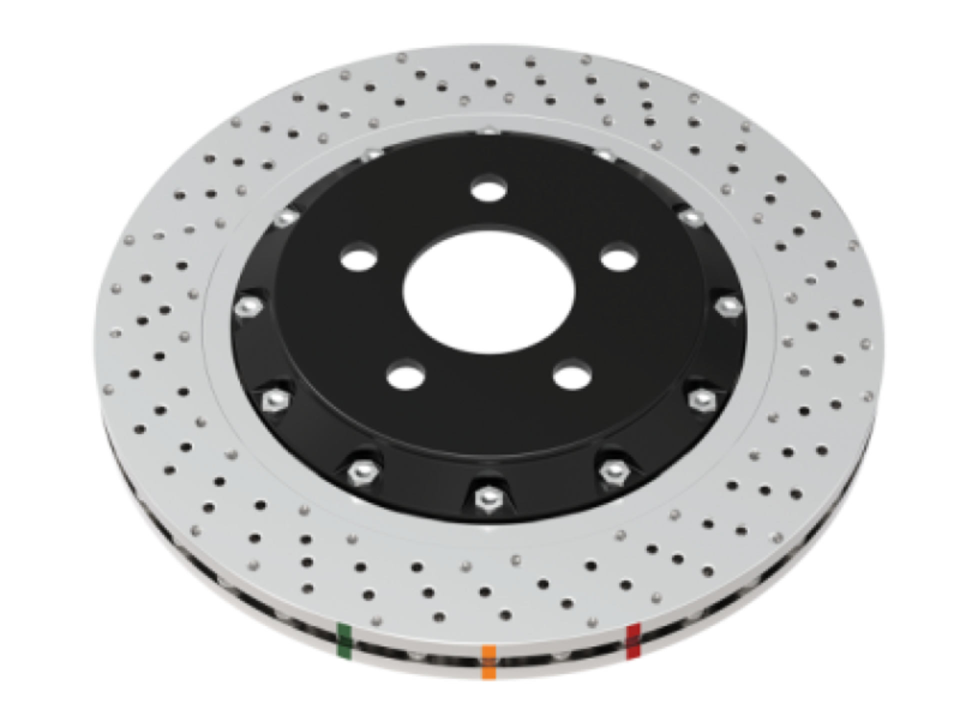 Picture of DBA 5000 Series Drilled Rotors Brake Rotors - DBA53927SLVXD