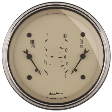 Picture of AutoMeter AM Antique Beige Gauges - 1824