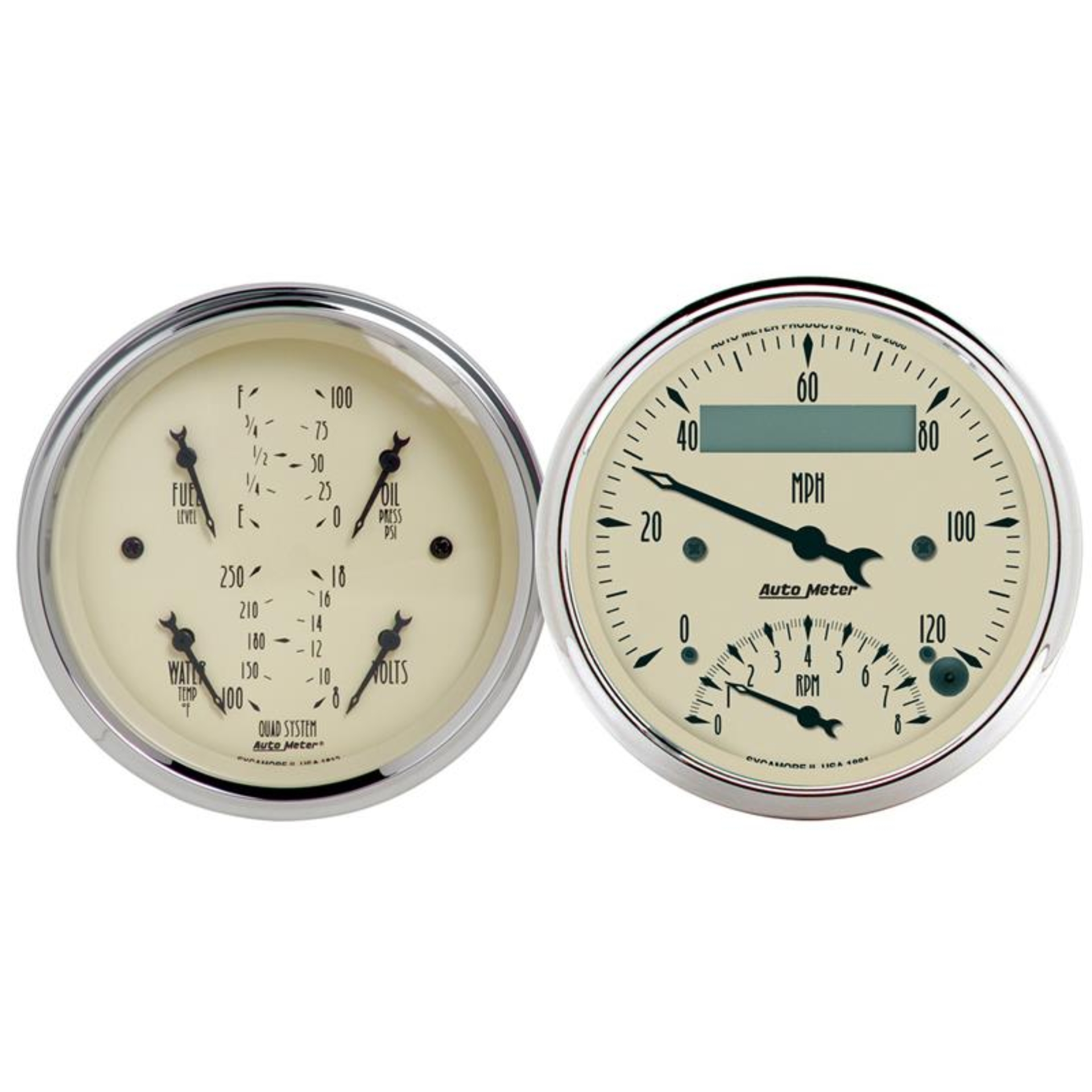 Picture of AutoMeter AM Antique Beige Gauges - 1820