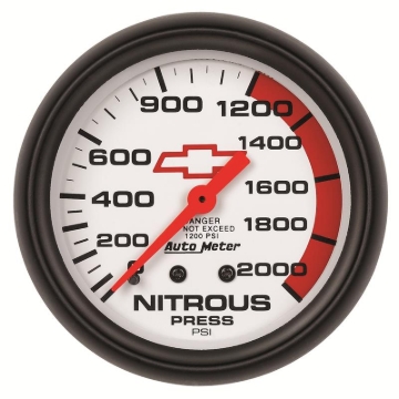 Picture of AutoMeter AM Chevy White Gauges - 5828-00406