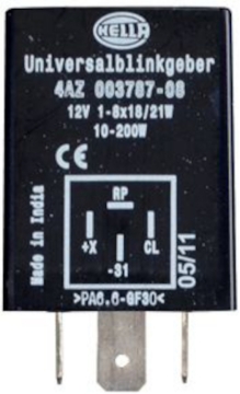 Picture of Hella Flasher Unit Light Accessories and Wiring - 003787081