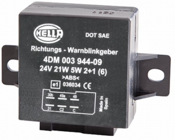 Picture of Hella Flasher Unit Light Accessories and Wiring - 003944091