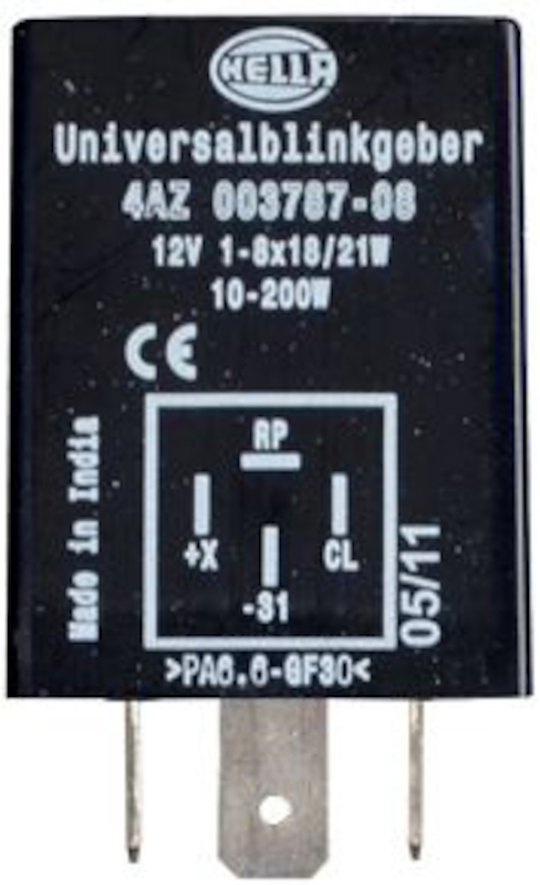 Picture of Hella Flasher Unit Light Accessories and Wiring - 003787081