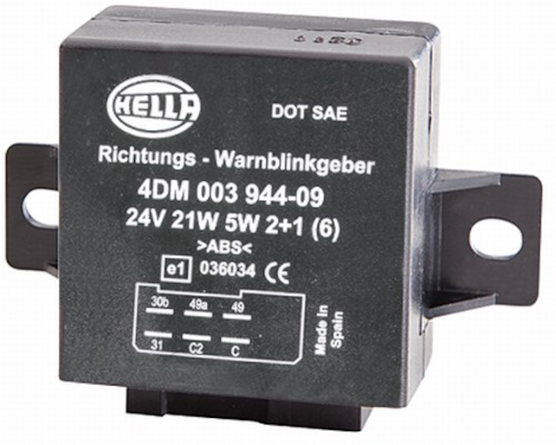 Picture of Hella Flasher Unit Light Accessories and Wiring - 003944091