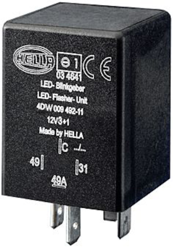 Picture of Hella Flasher Unit Light Accessories and Wiring - 009492111