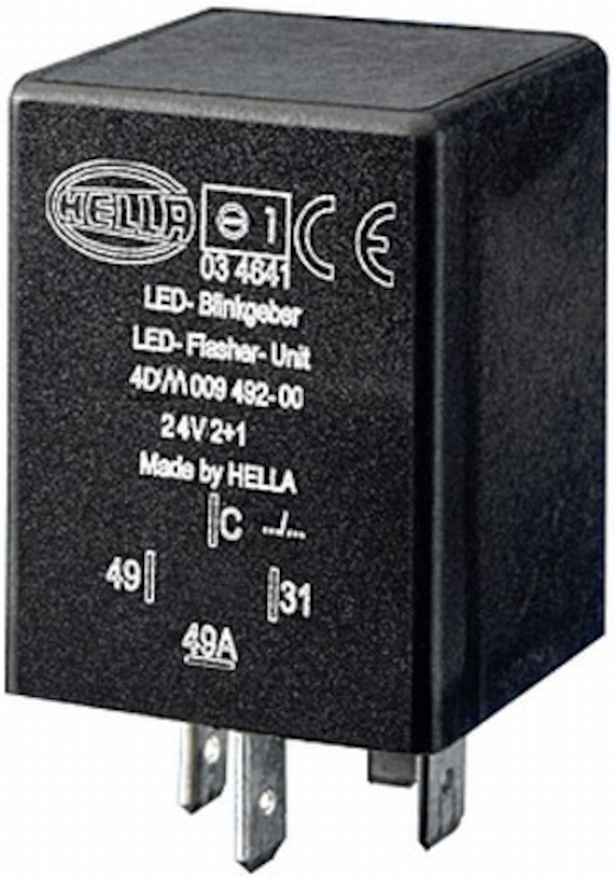 Picture of Hella Flasher Unit Light Accessories and Wiring - 009492001