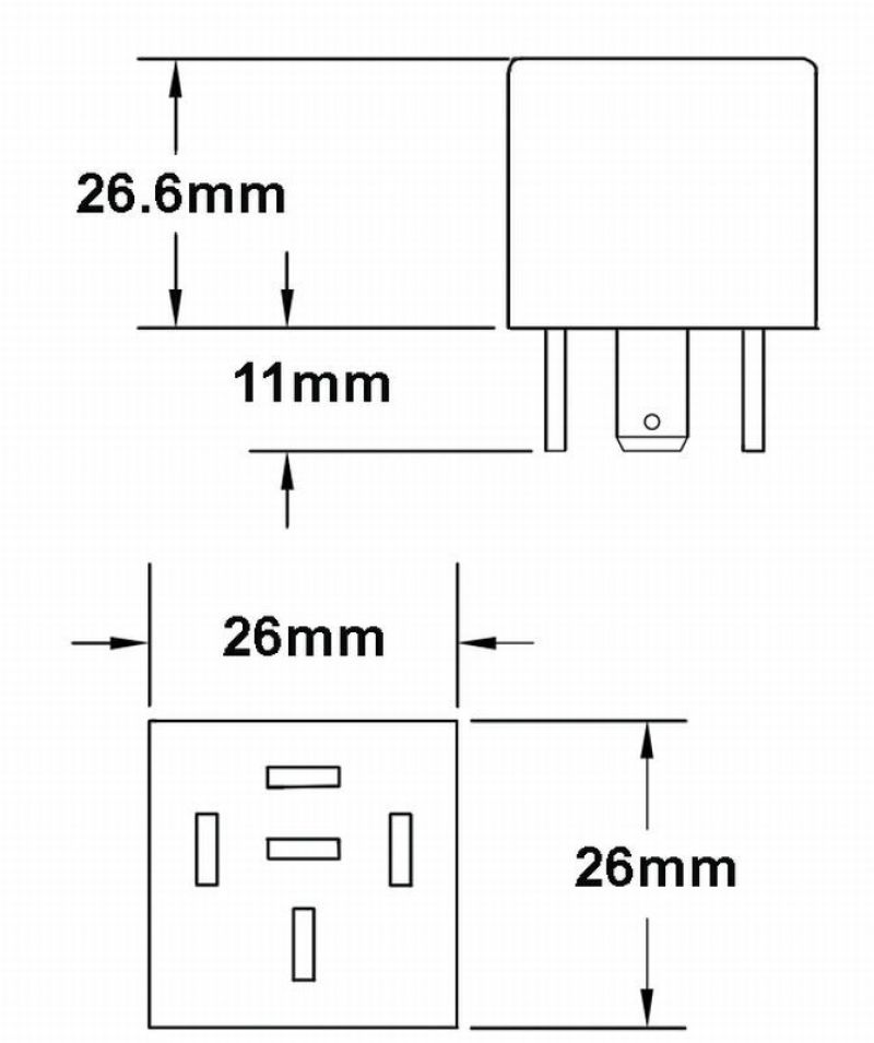Picture of Hella Relay Connector Light Accessories and Wiring - 931680011
