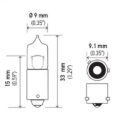 Picture of HELLA H21W Standard Series Halogen Miniature Light Bulb
