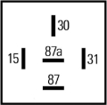 Picture of Hella Switches Wiring Connectors - 996152141