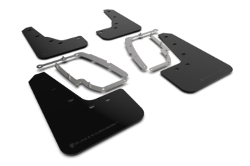 Picture of Rally Armor RAL UR Blk Flap/Met. Blk Logo Mud Flaps - MF62-UR-BLK/MBK