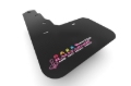 Picture of Rally Armor RAL BCE Black Flap / Pink Logo Mud Flaps - MF57-BCE22-BLK/PK