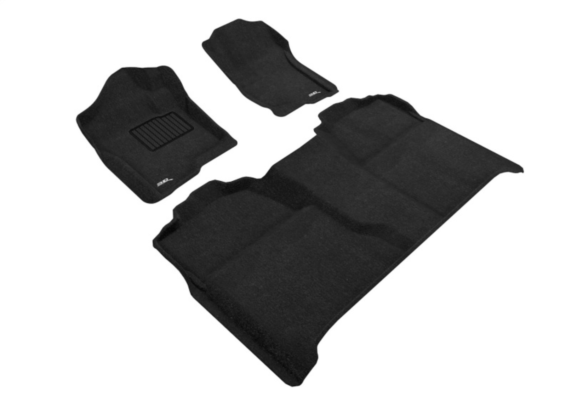 Picture of 3D MAXpider ACE Elegant-Combo-Black Floor Mats - L1CH04704709