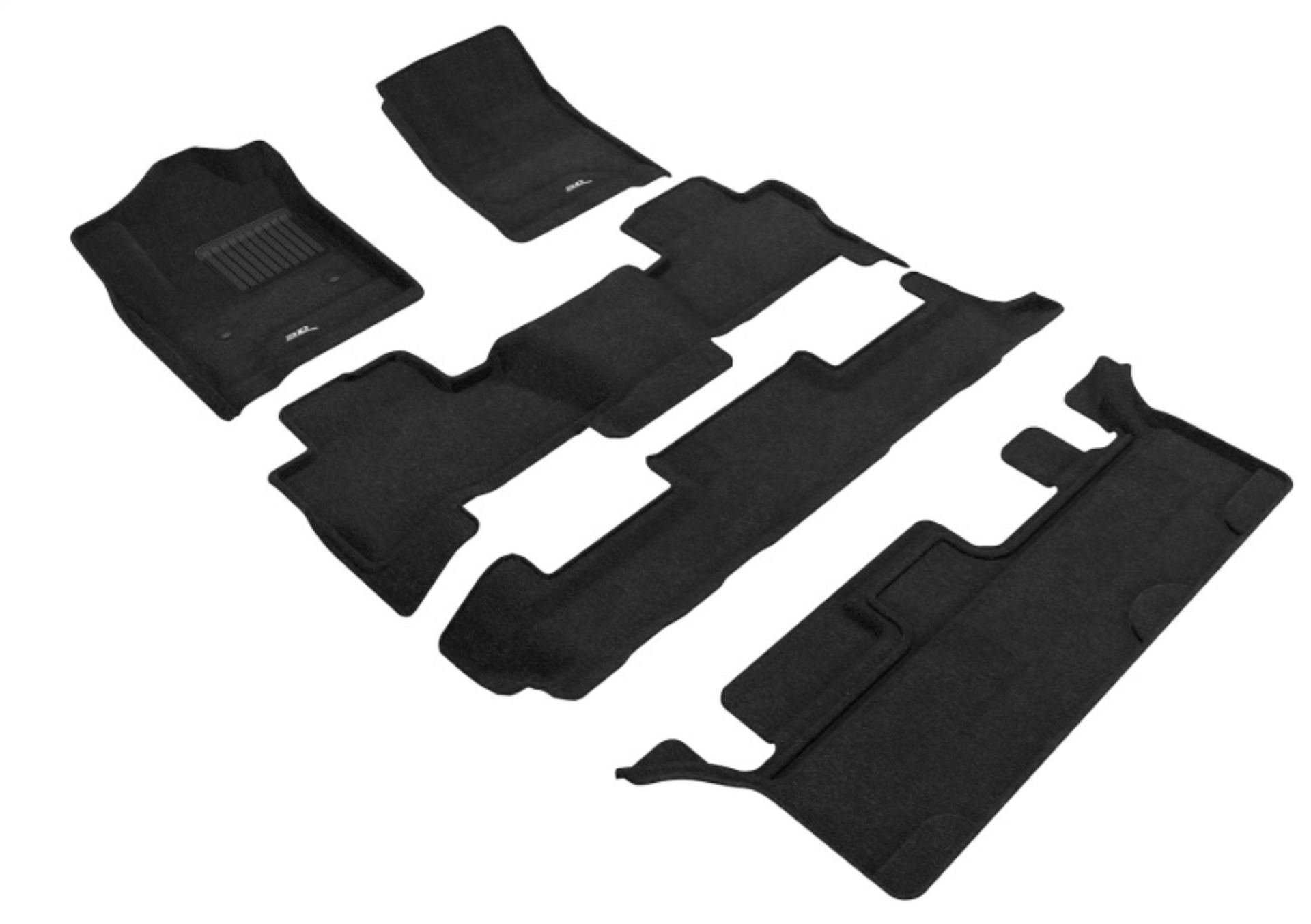 Picture of 3D MAXpider ACE Elegant-Combo-Black Floor Mats - L1CH06204709