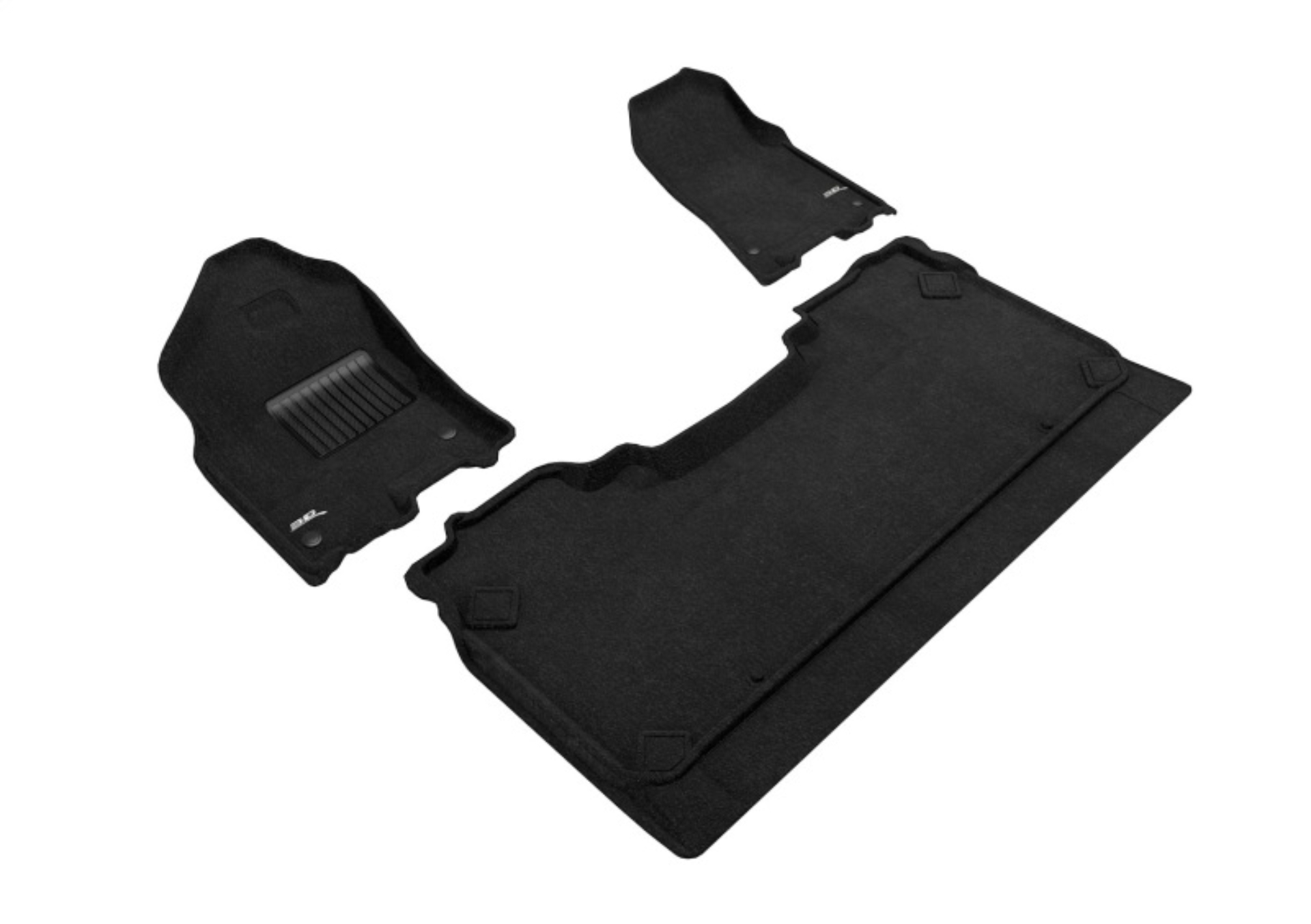Picture of 3D MAXpider ACE Elegant-Combo-Black Floor Mats - L1DG02804709