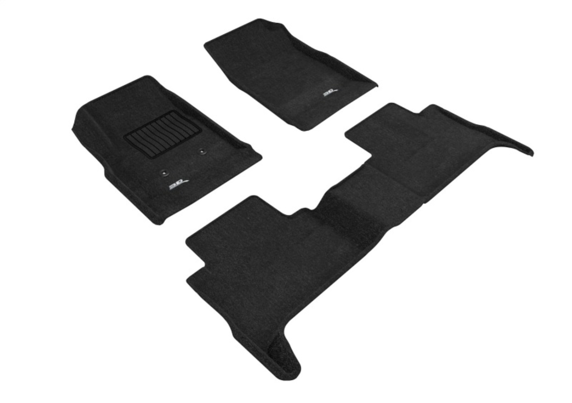 Picture of 3D MAXpider ACE Elegant-Combo-Black Floor Mats - L1GM01804709