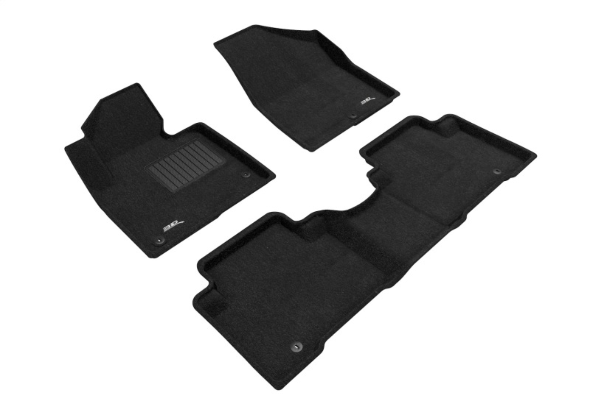 Picture of 3D MAXpider ACE Elegant-Combo-Black Floor Mats - L1HY01704709