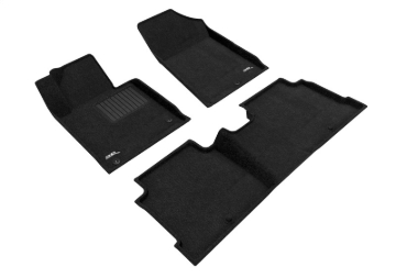 Picture of 3D MAXpider ACE Elegant-Combo-Black Floor Mats - L1HY05104709