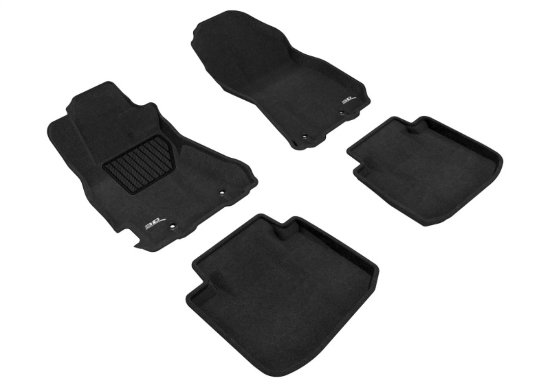 Picture of 3D MAXpider ACE Elegant-Combo-Black Floor Mats - L1SB01304709