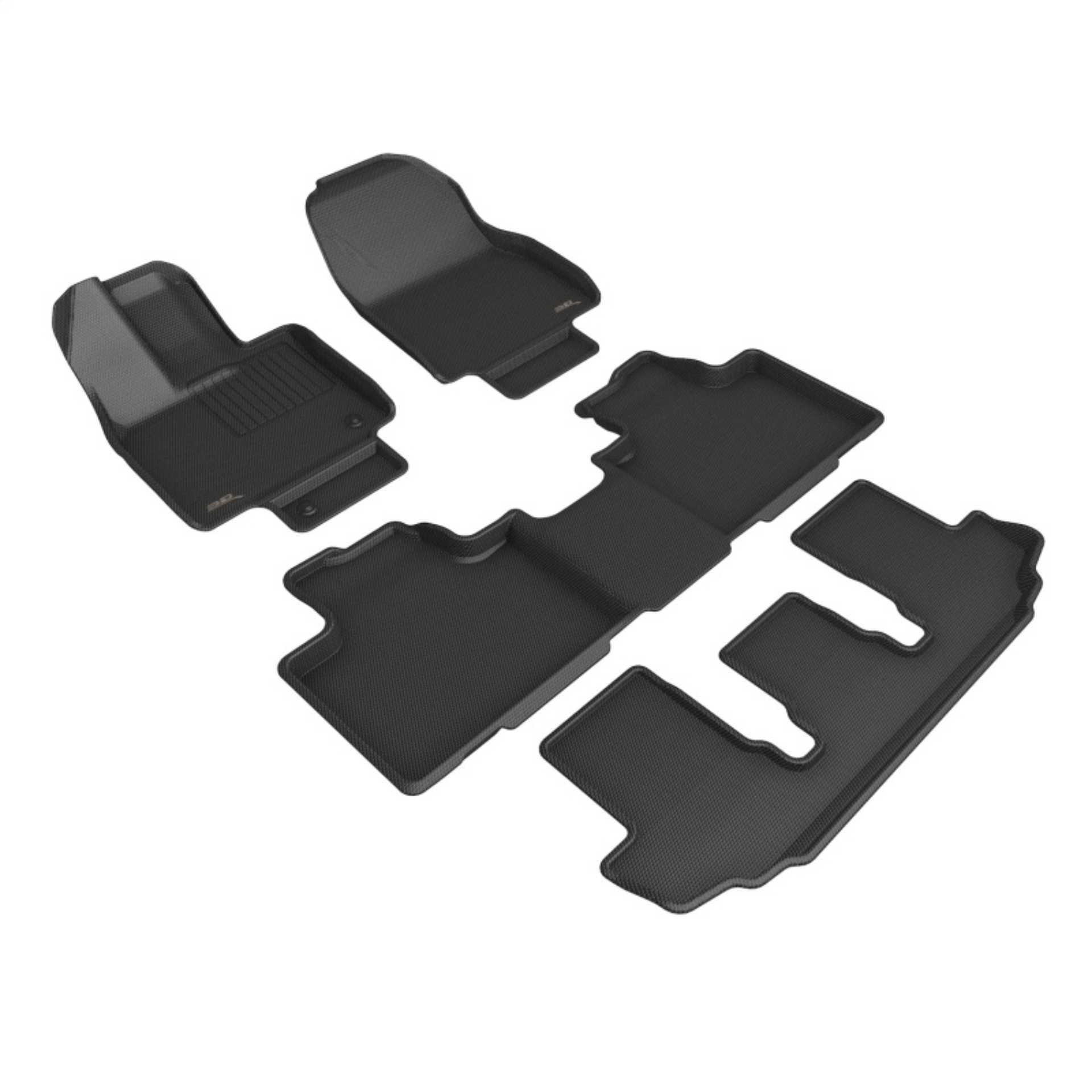 Picture of 3D MAXpider ACE Kagu-Combo-Black Floor Mats - L1TY28001509