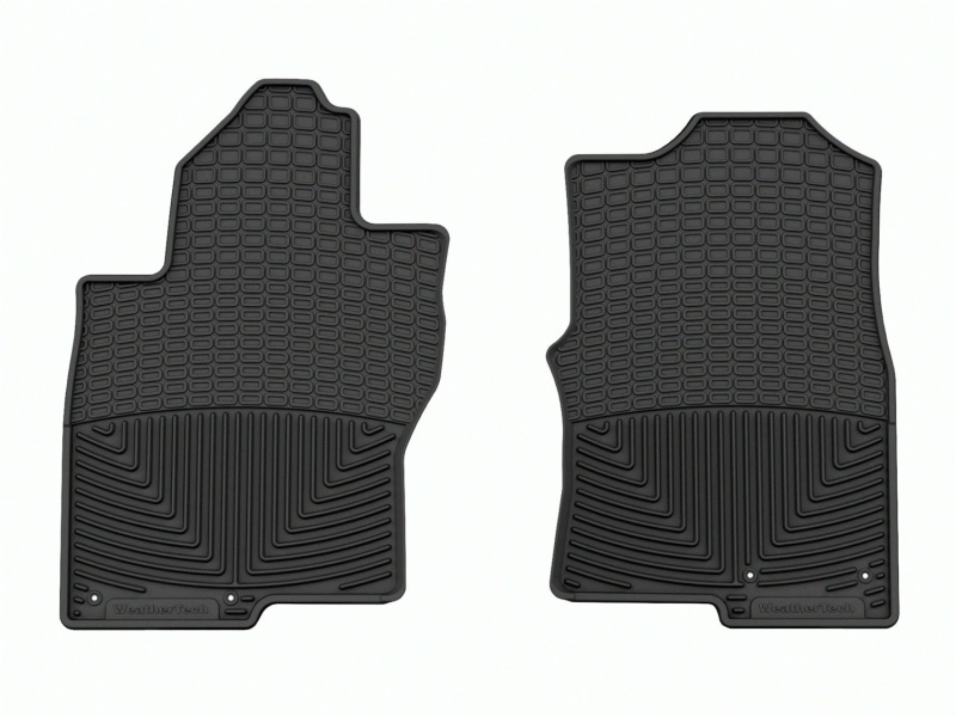 Picture of WeatherTech WT Rubber Mats-Front-Blk Floor Mats - W608