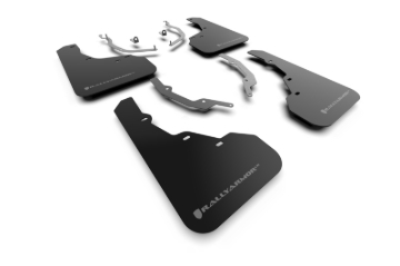 Picture of Rally Armor RAL UR Blk Flap/Grey Logo Mud Flaps - MF78-UR-BLK-GRY