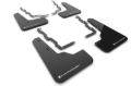 Picture of Rally Armor RAL UR Blk Flap/Wht Logo Mud Flaps - MF86-UR-BLK-WH