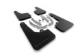 Picture of Rally Armor RAL UR Blk Flap/Met. Blk Logo Mud Flaps - MF75-UR-BLK-MBK