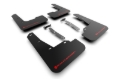Picture of Rally Armor RAL UR Blk Flap/Rd Logo Mud Flaps - MF79-UR-BLK-RD