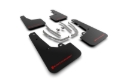 Picture of Rally Armor RAL UR Blk Flap/Rd Logo Mud Flaps - MF75-UR-BLK-RD